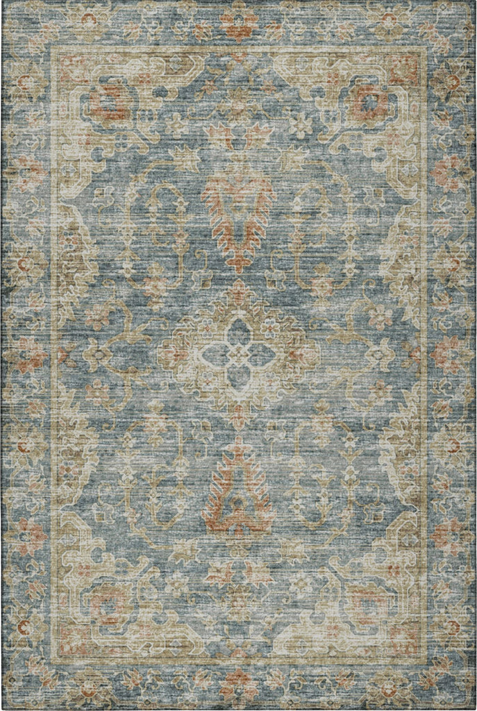 dalyn tuscany tu13 teal rug