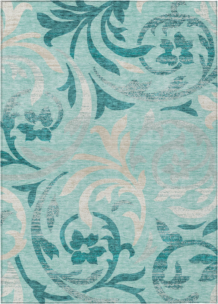 addison chantille acn764 teal rug