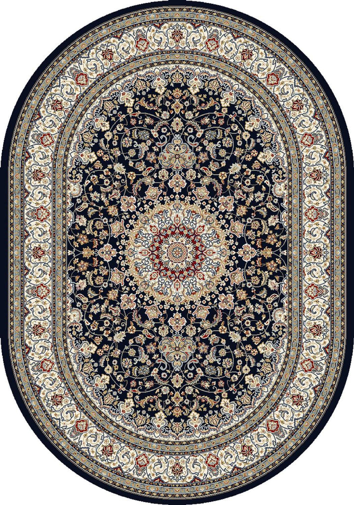 dynamic rugs ancient garden 57119 3434 blue rug
