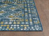 kas oriental dahlia 1402 blue rug