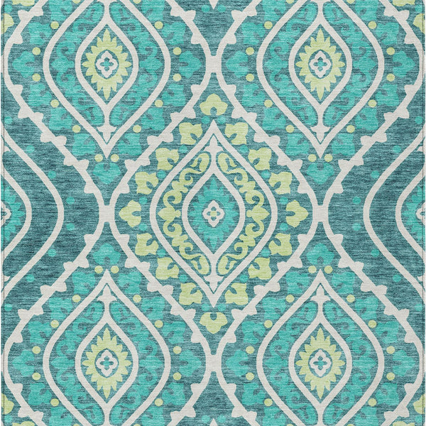 addison chantille acn761 teal rug