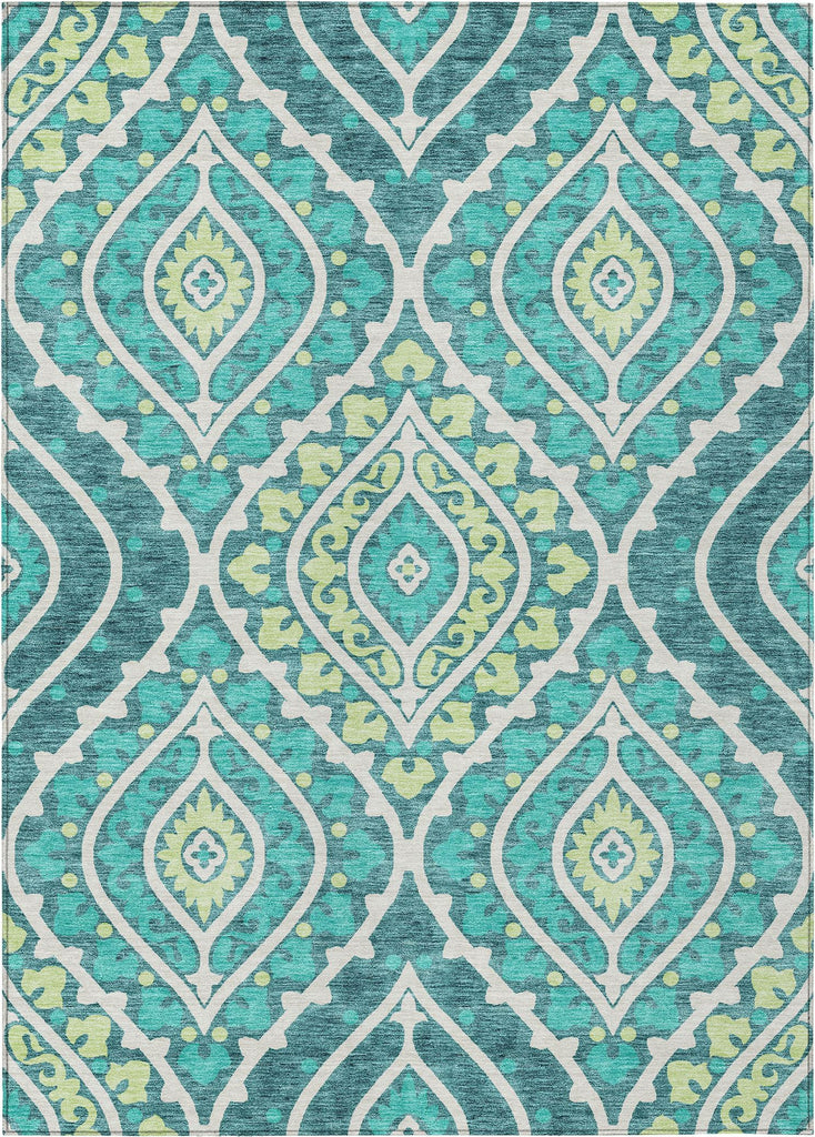 addison chantille acn761 teal rug