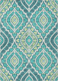 addison chantille acn761 teal rug