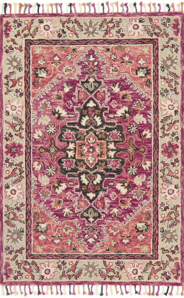 loloi rugs zharah zr 05 raspberry taupe rug