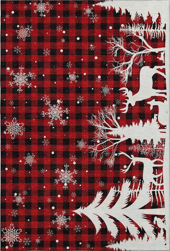 dalyn merry bright my26 red rug