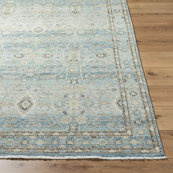 surya khorasan kho 2304 sky blue rug