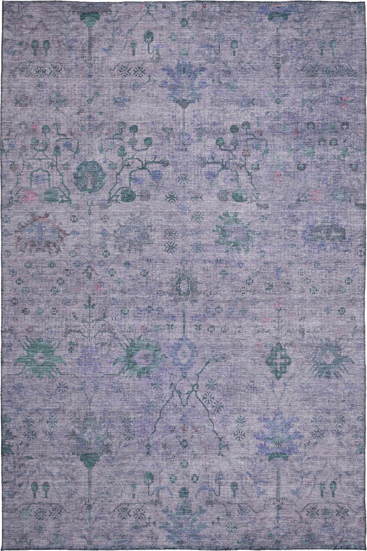 dalyn solace sl4 lavender rug