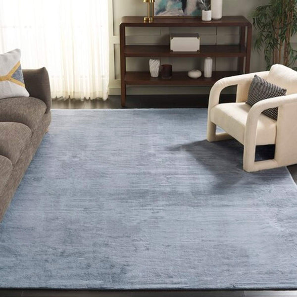 safavieh clearance faux rabbit fur frf976g silver rug