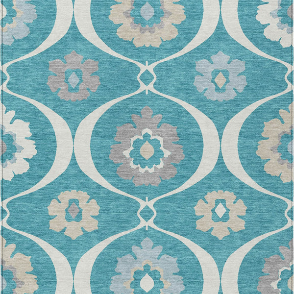 addison chantille acn858 teal rug