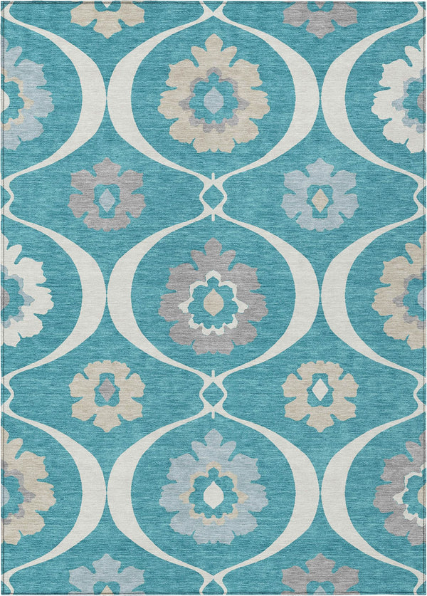 addison chantille acn858 teal rug