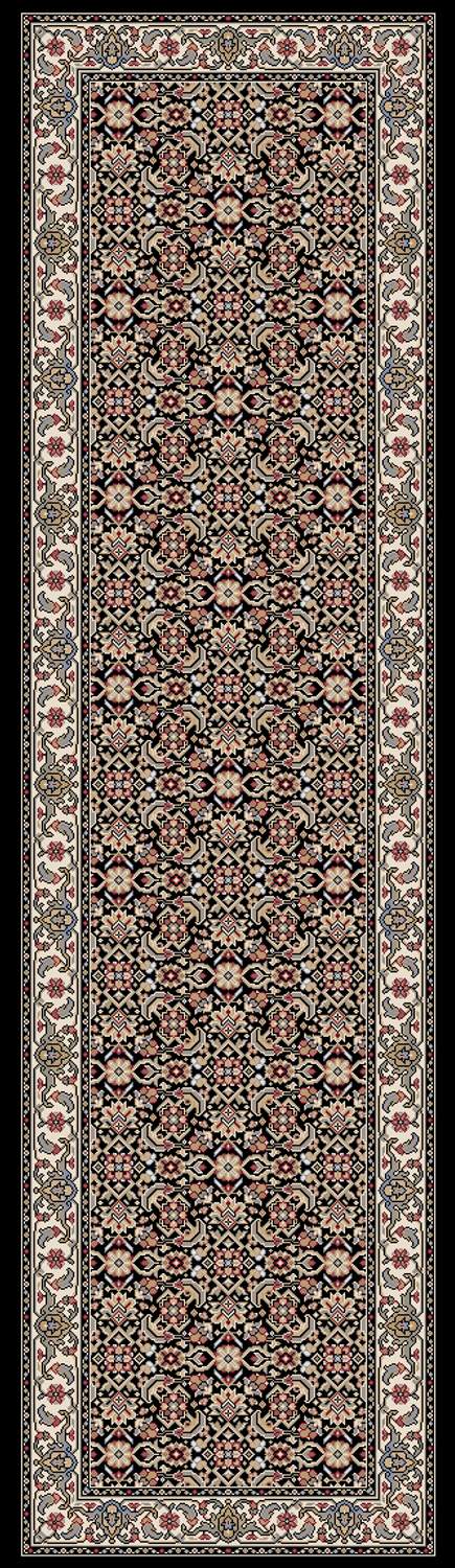 dynamic rugs ancient garden 57011 3263 black rug