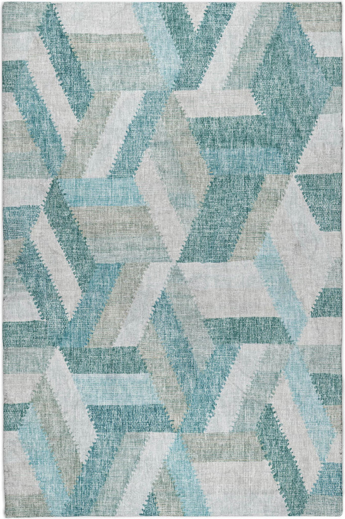 dalyn lorenzo ln1 teal rug