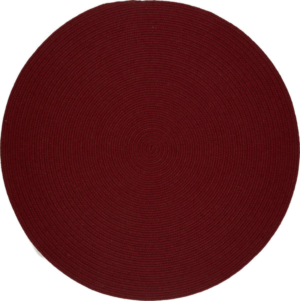rhody solid wool s121 barn red rug