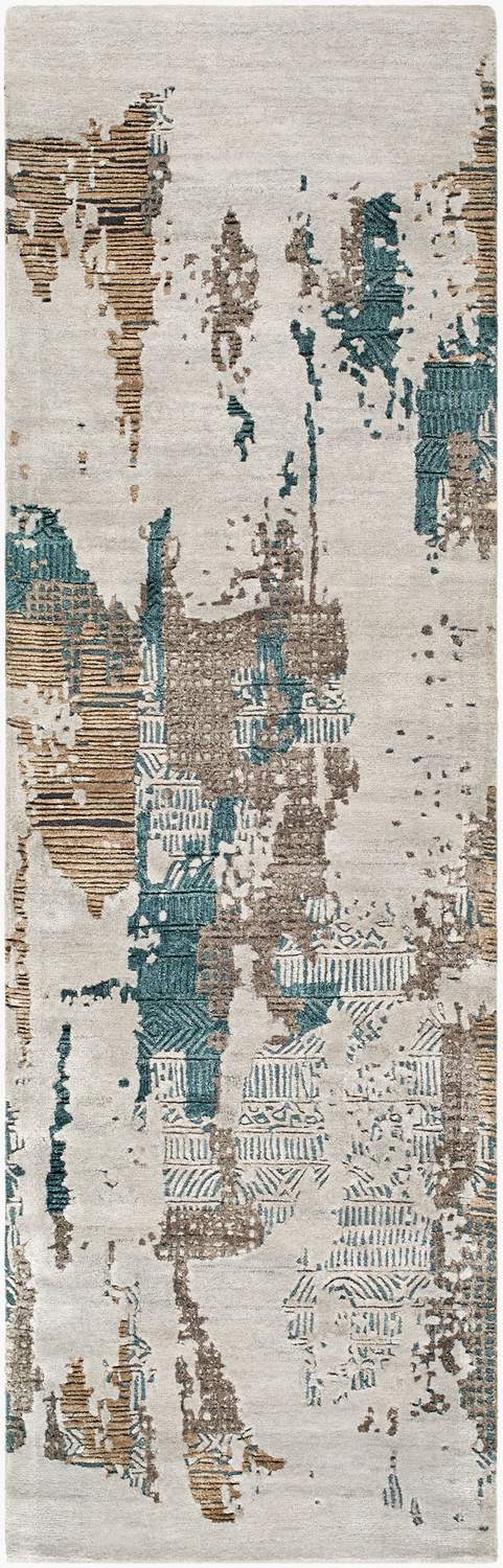 surya opulence opl 2301 slate gray rug