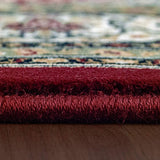 dynamic rugs ancient garden 57119 1414 red rug