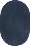 rhody solid poly s012 navy rug