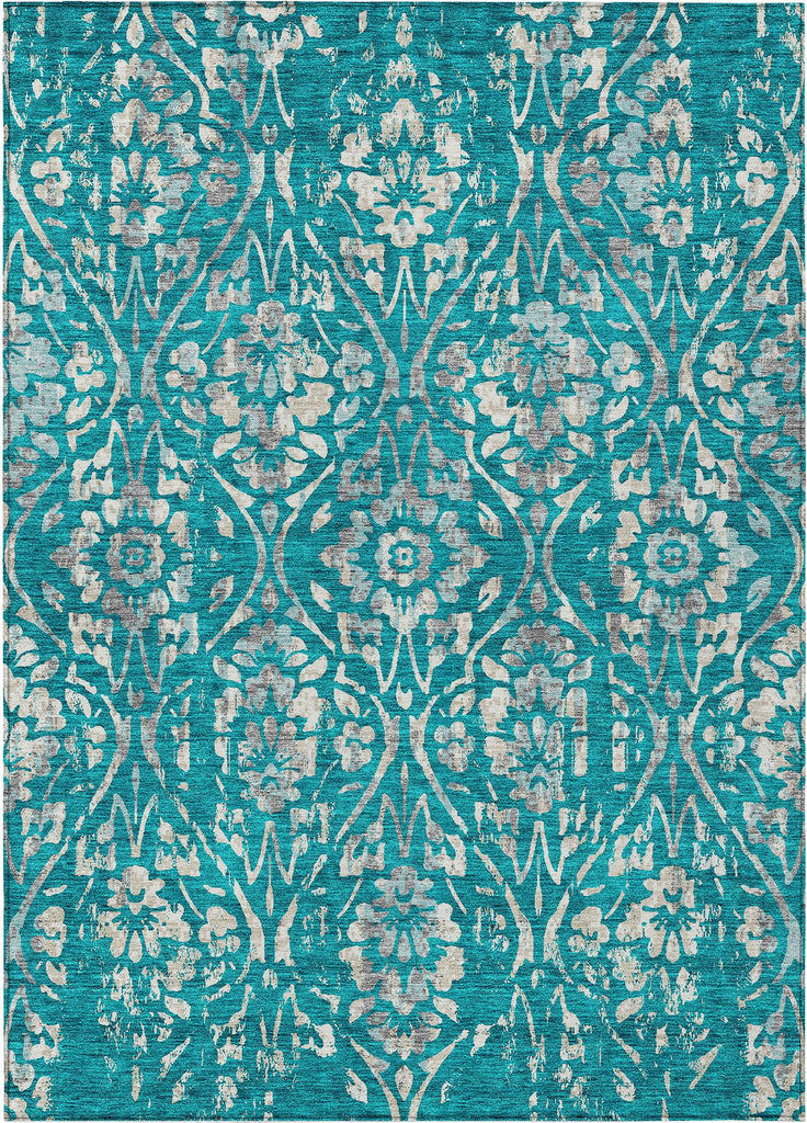 addison chantille acn868 teal rug
