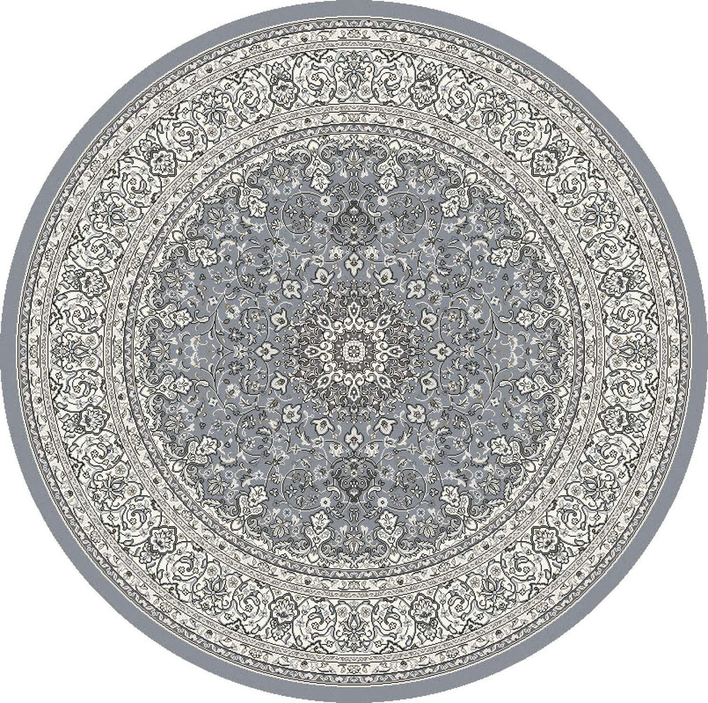 dynamic rugs ancient garden 57119 4646 steel blue rug
