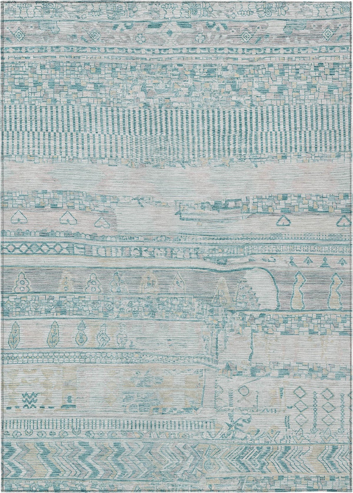 addison chantille acn1835 teal rug