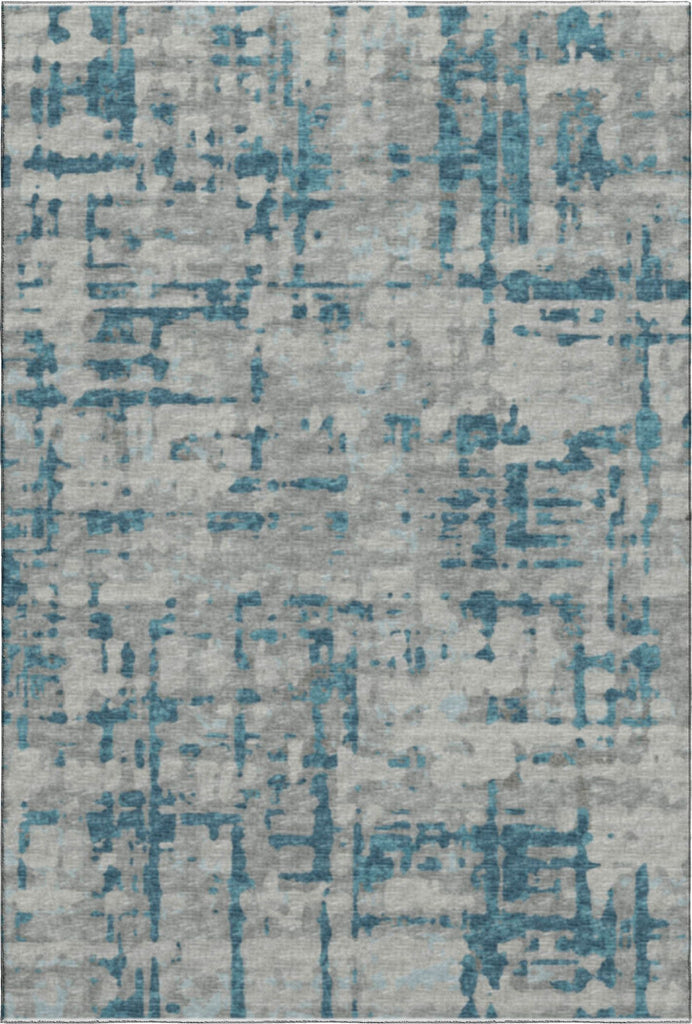 dalyn brisbane br5 teal rug