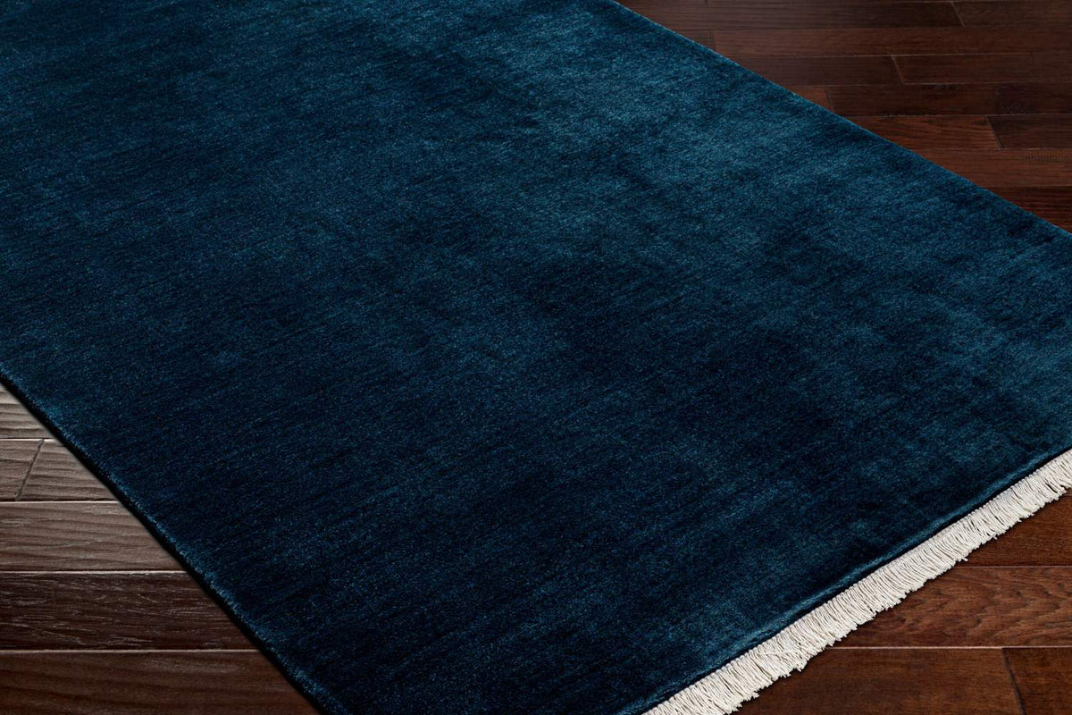 surya evergreen evg 2303 dark blue rug