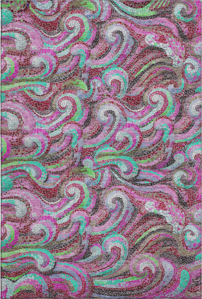 addison mayfield amf193 raspberry rug