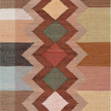 dash albert manglam arts da2374 multicolor woven flatwoven cotton rug