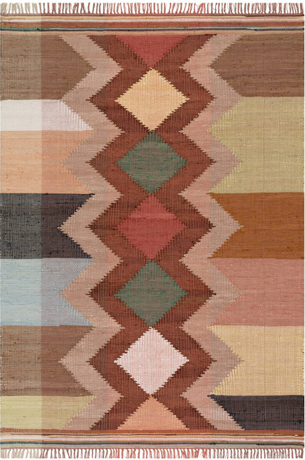 dash albert manglam arts da2374 multicolor woven flatwoven cotton rug
