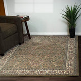 dynamic rugs ancient garden 57078 4444 green rug