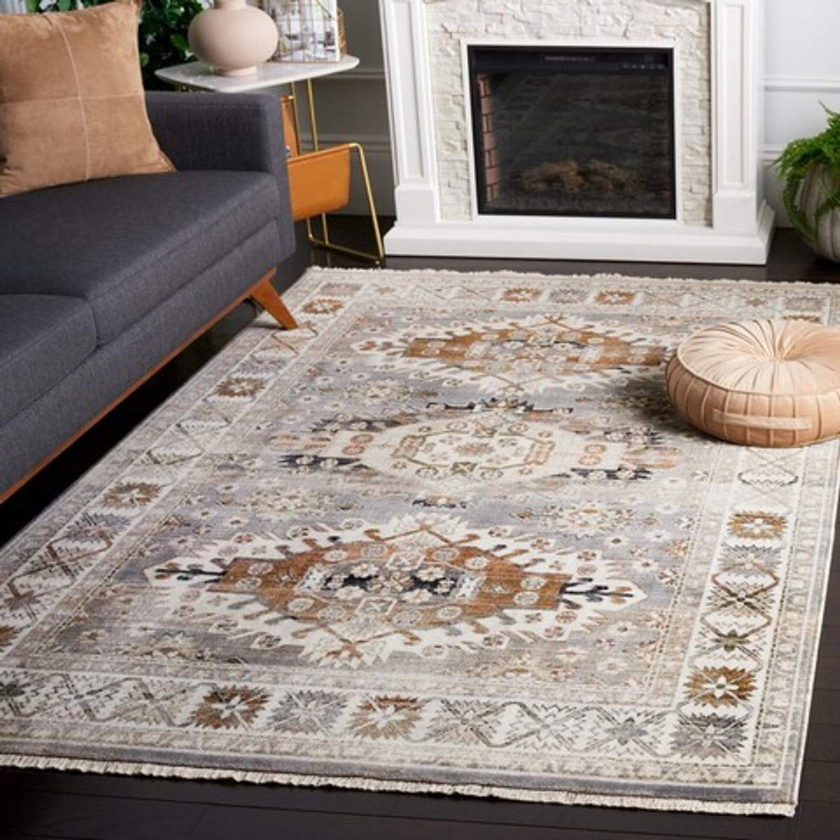 safavieh clearance vintage persian vtp645g grey rug