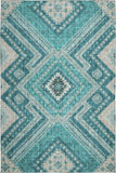 dalyn portico po5 teal rug