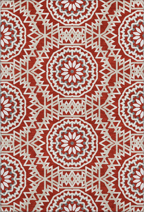 addison mayfield amf619 red rug