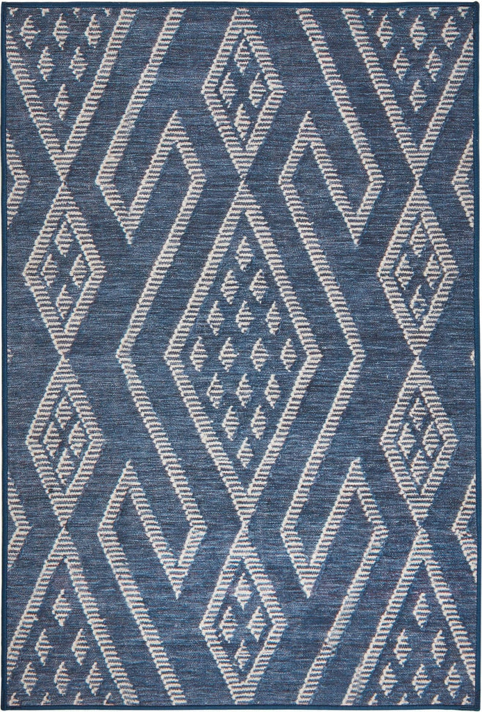 dash albert guthrie da2344 navy machine washable polyester rug