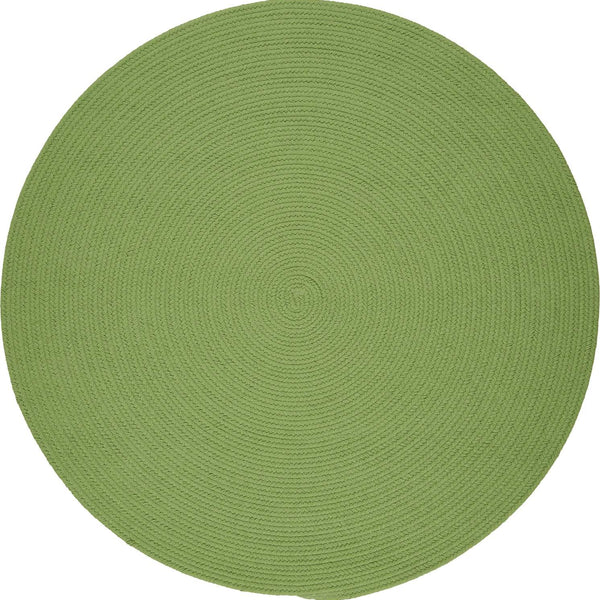 rhody solid poly s044 key lime rug