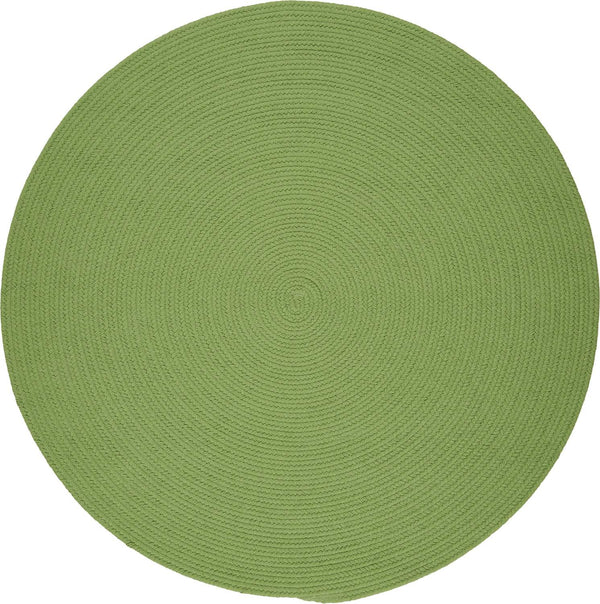 rhody solid poly s044 key lime rug