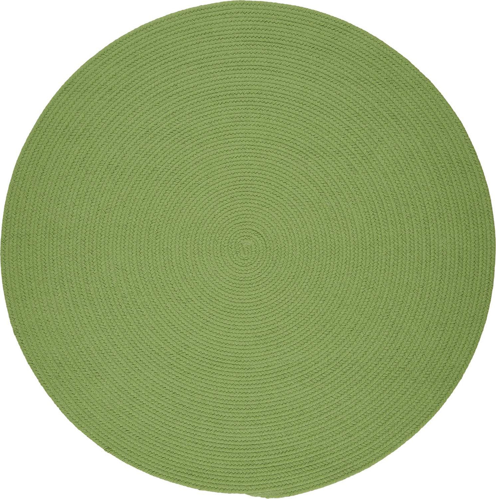 rhody solid poly s044 key lime rug