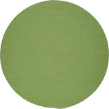 rhody solid poly s044 key lime rug
