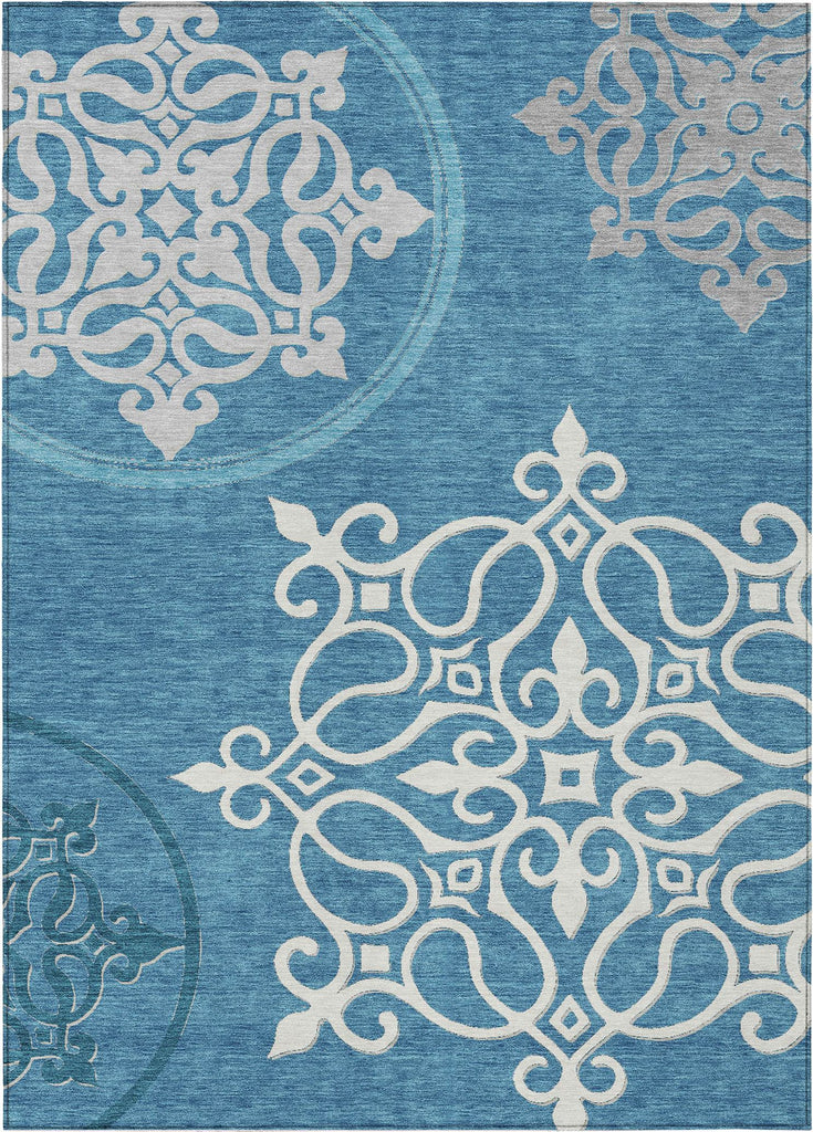 addison chantille acn874 teal rug