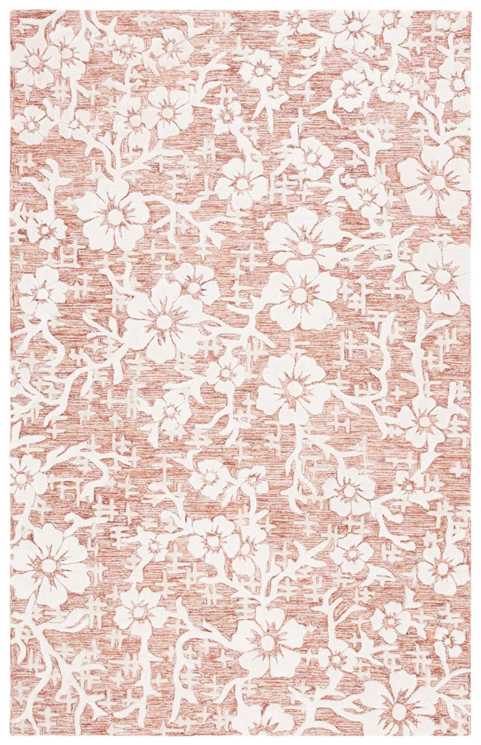 safavieh clearance glamour glm540p rust rug