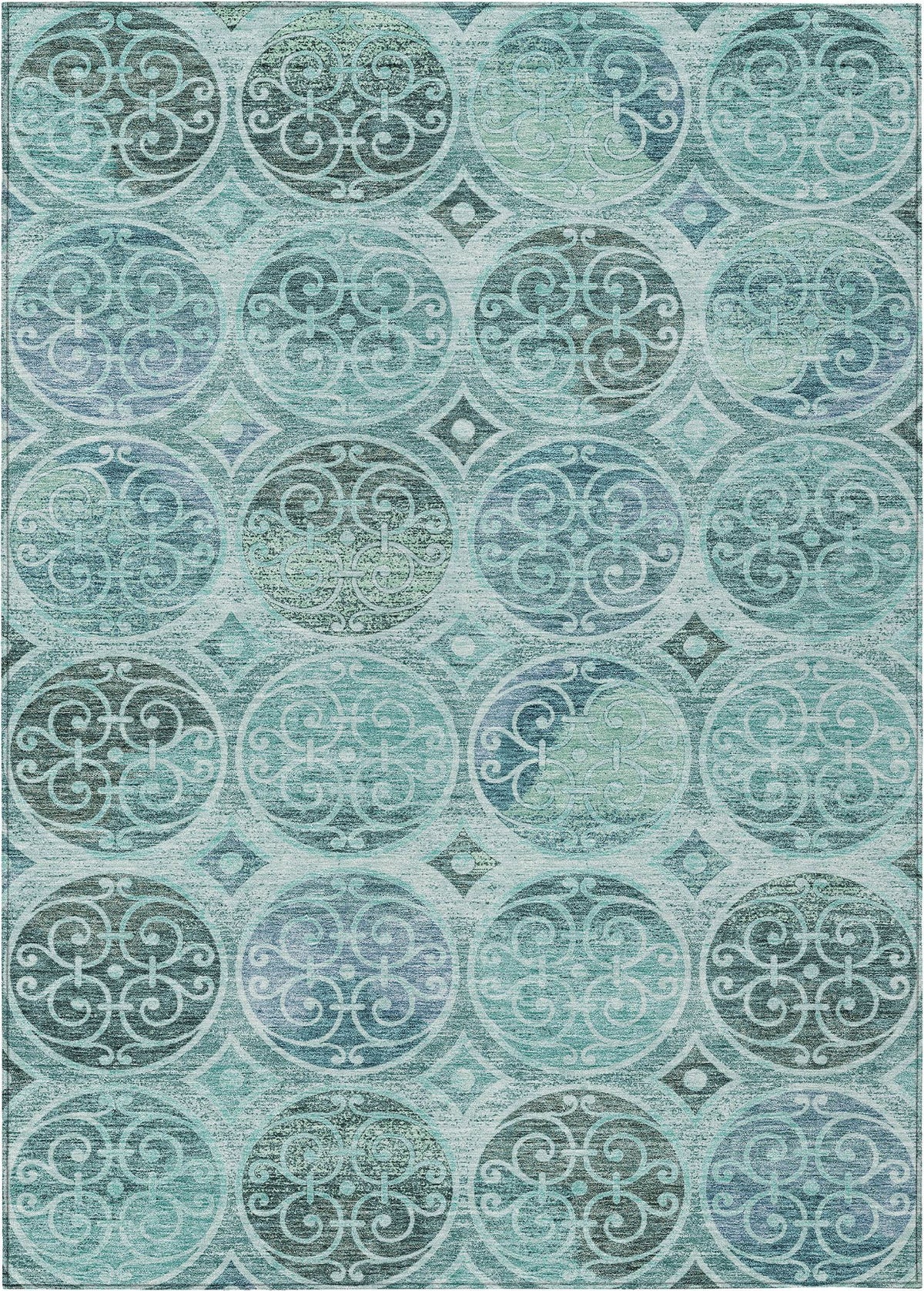 addison chantille acn738 teal rug