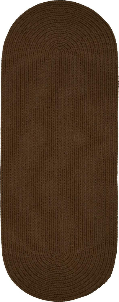 rhody solid poly s025 lt brown rug