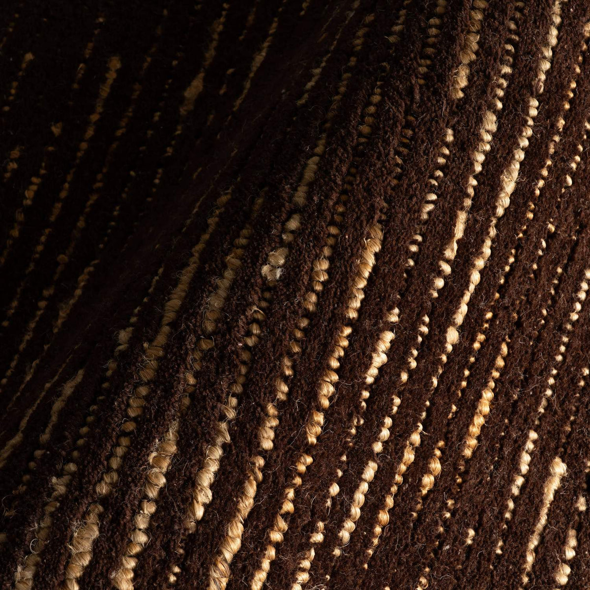 dash albert vicart da2559 brown woven flatwoven wool rug