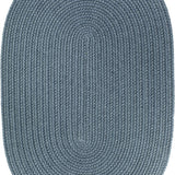 rhody solid poly s009 ocean blue rug