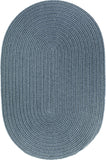 rhody solid poly s009 ocean blue rug