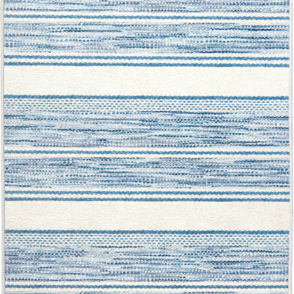dash albert ellington stripe da2339 blue machine washable polyester rug