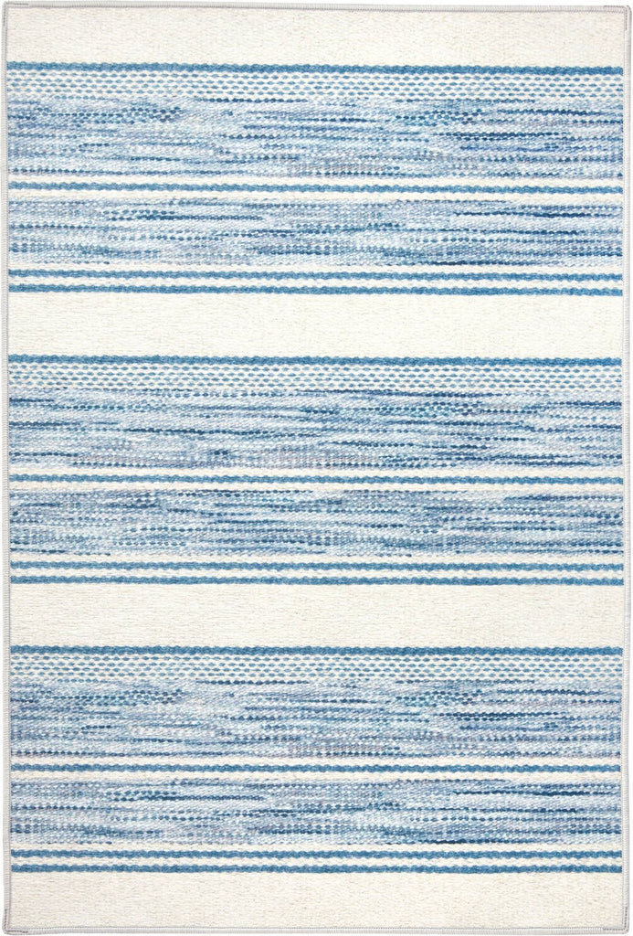 dash albert ellington stripe da2339 blue machine washable polyester rug