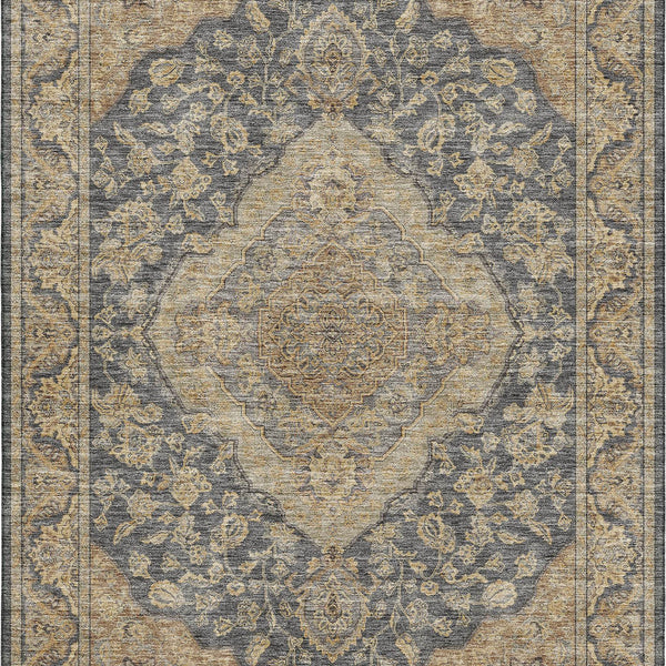 dalyn hatay hy3 charcoal rug