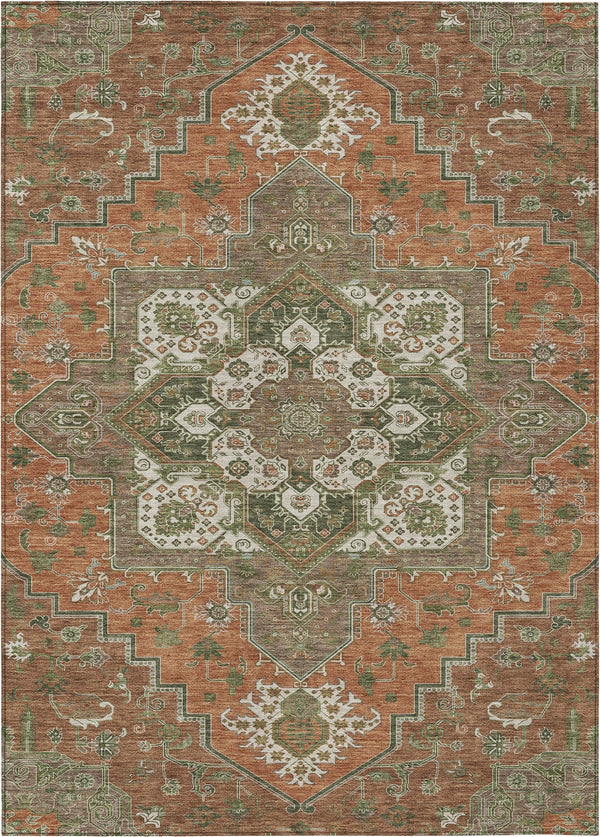 addison chantille acn1036 rust rug