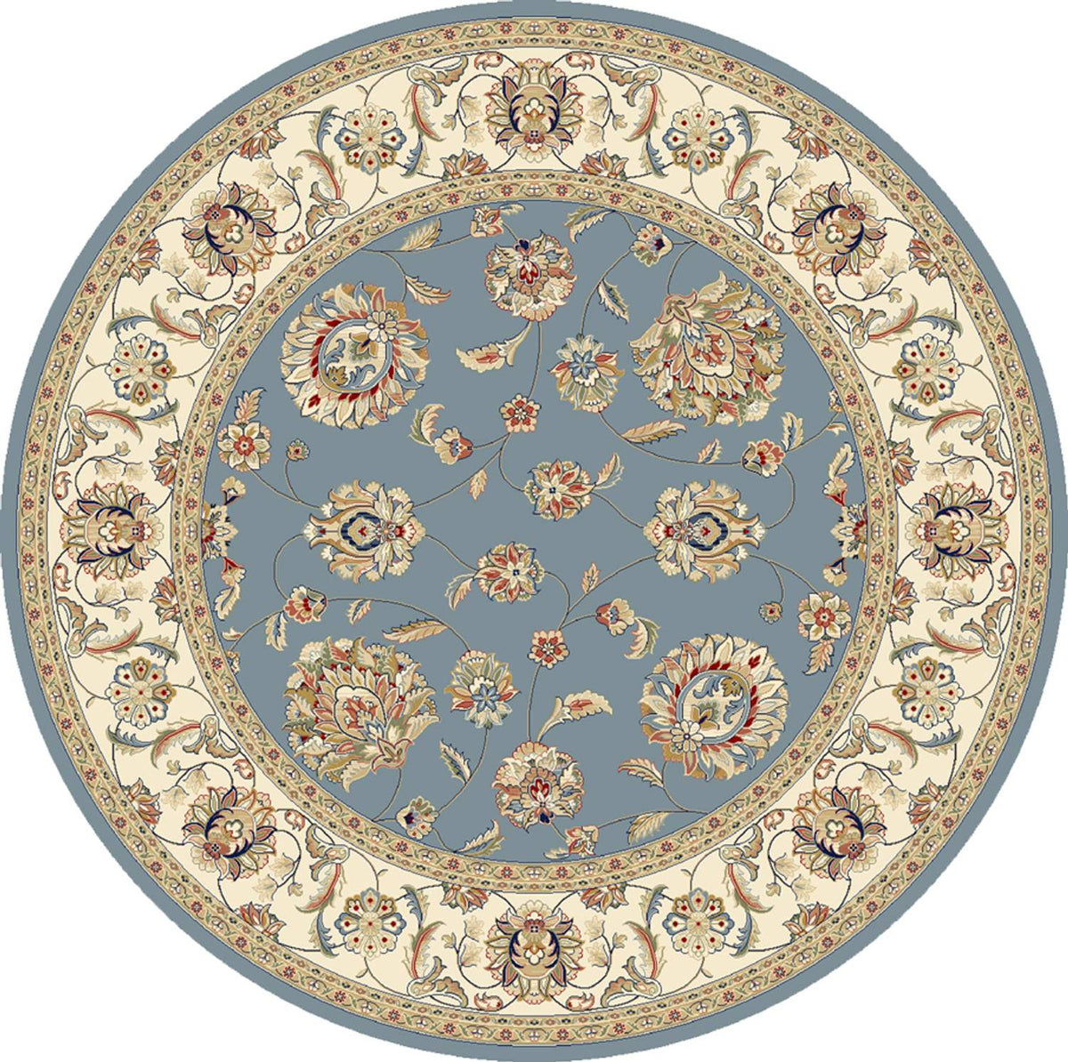 dynamic rugs ancient garden 57365 5464 light blue rug
