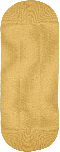 rhody solid poly s041 daffodil rug